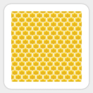 Modern Geometric Petal Shape Sticker